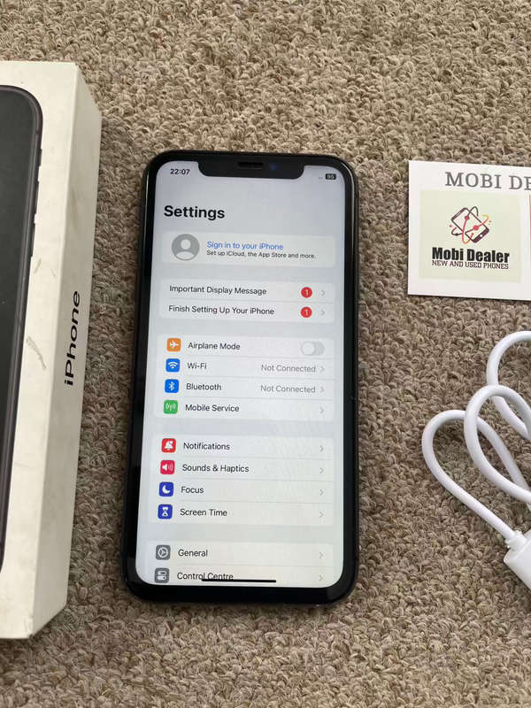 iPhone 11 64gb with box and cable
