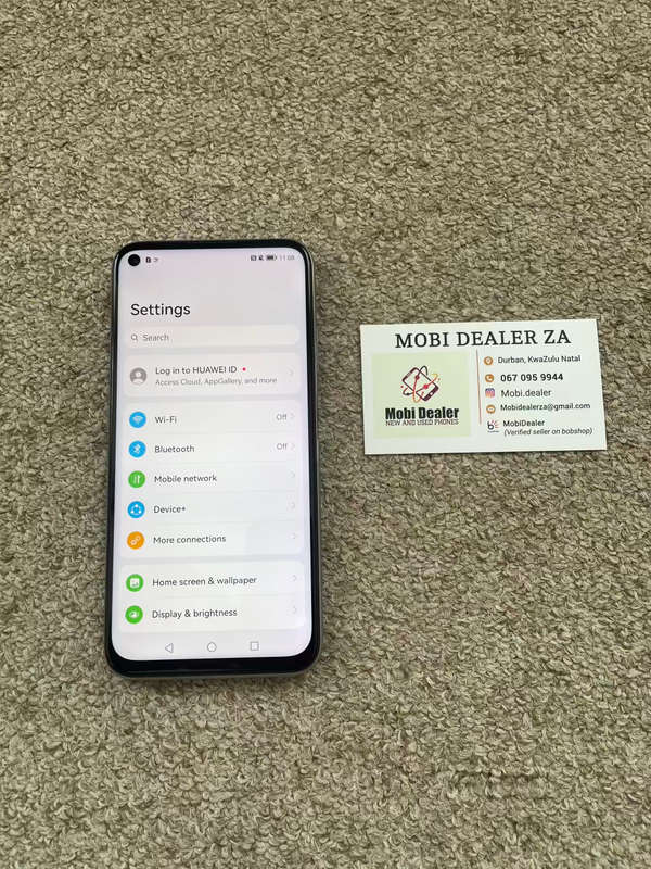 Huawei p40 lite 128gb 6gb ram dual SIM with cover