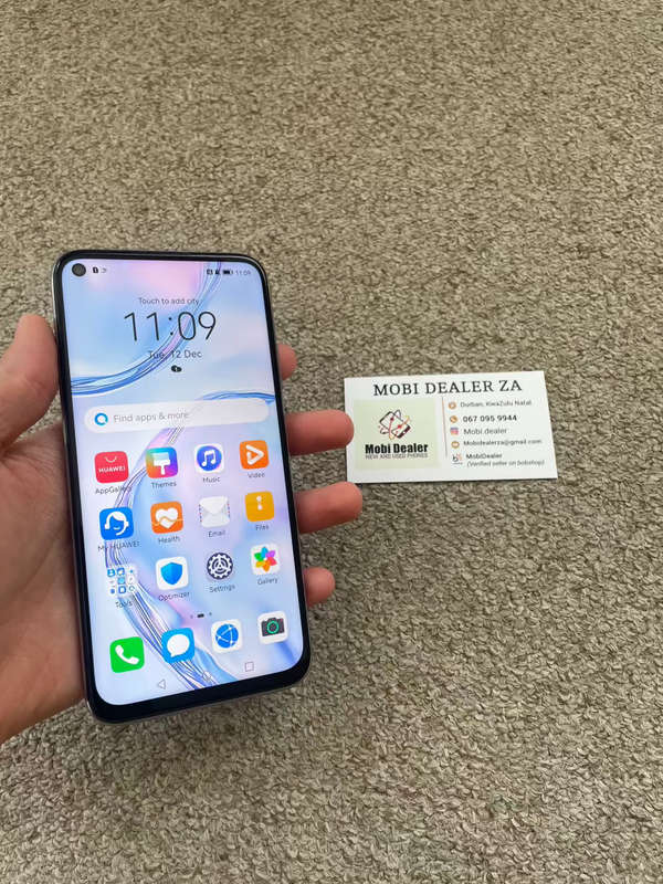 Huawei p40 lite 128gb 6gb ram dual SIM with cover