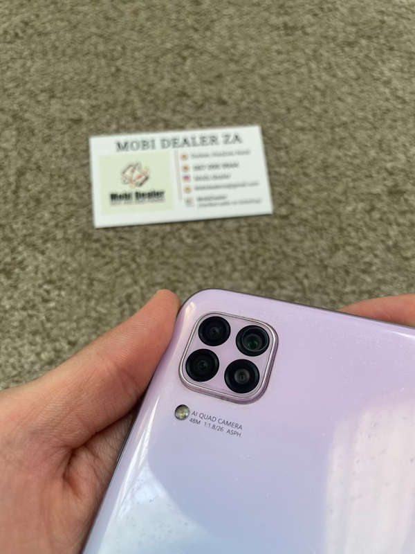 Huawei p40 lite 128gb 6gb ram dual SIM with cover