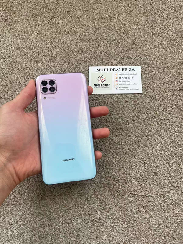 Huawei p40 lite 128gb 6gb ram dual SIM with cover