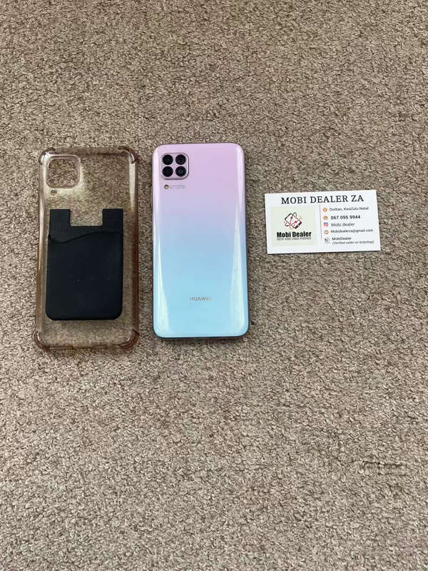 Huawei p40 lite 128gb 6gb ram dual SIM with cover