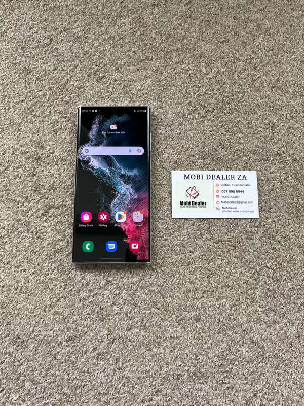 Samsung S22 Ultra 5G 256gb Dual SIM 12gb ram good condition with original s pen