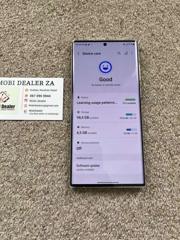 Samsung S22 Ultra 5G 256gb Dual SIM 12gb ram good condition with original s pen
