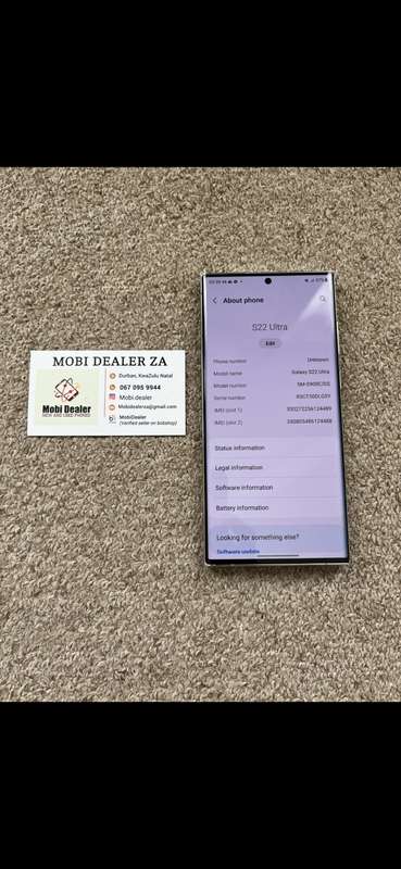 Samsung S22 Ultra 5G 256gb Dual SIM 12gb ram good condition with original s pen