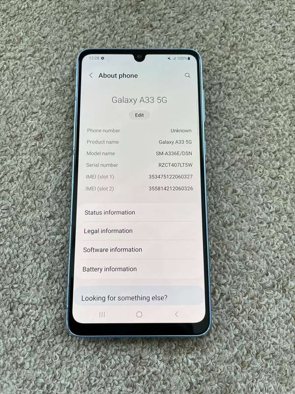 Samsung A33 5G 128gb Dual sim 6gb ram