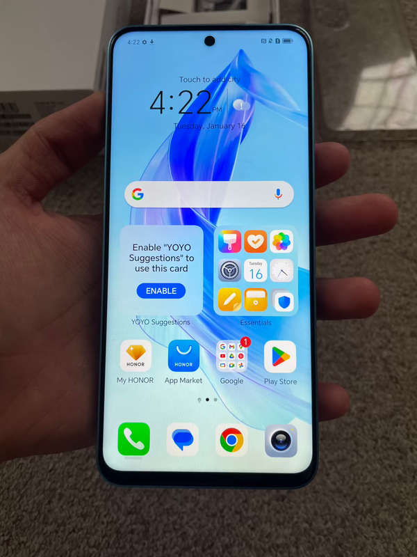 Honor 90 Lite 5G 256gb 13 gb ram dual sim WITH GOOGLE. Excellent condition with box and original cha