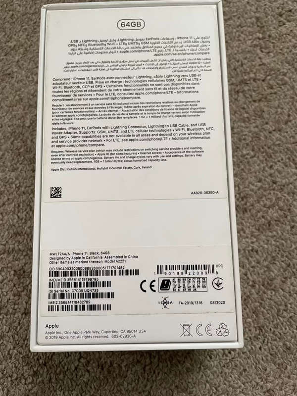 iPhone 11 64gb good condition with box ORIGINAL EVERYTHING