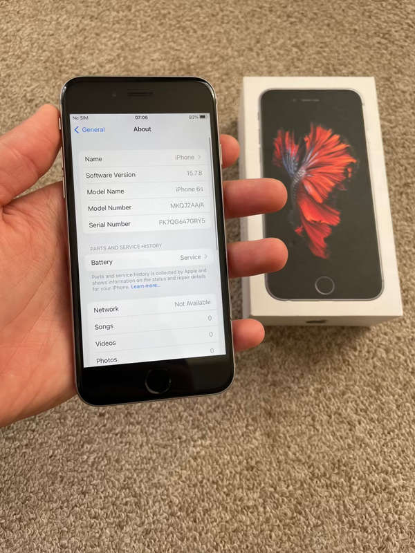 Iphone 6s 16gb with box