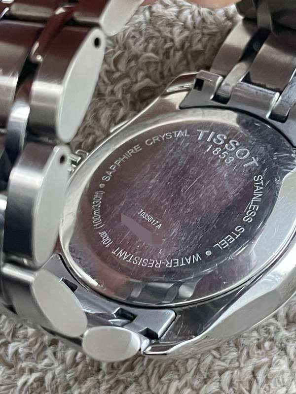 Original Tissot Men`s Couturier Chronograph 42mm Sapphire Watch