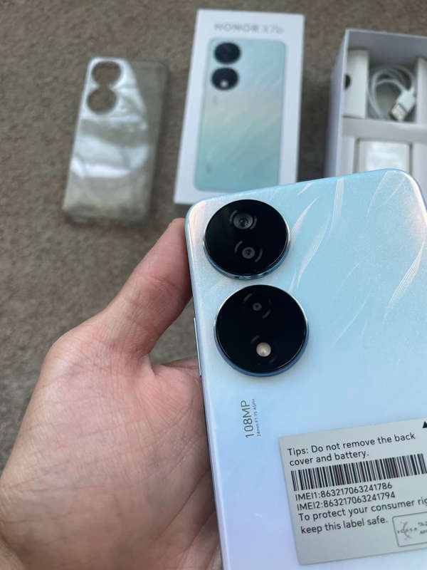 Honor X7B 256gb 12gb ram Immaculate condition with box and charger
