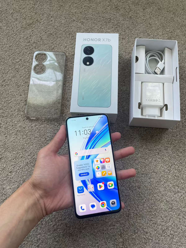 Honor X7B 256gb 12gb ram Immaculate condition with box and charger