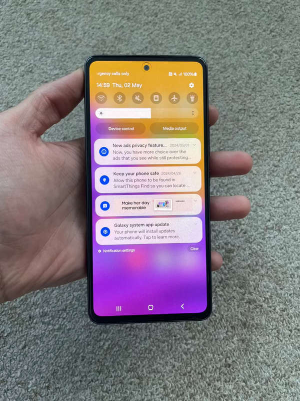 Samsung A53 5G 128gb 6gb dual sim good condition