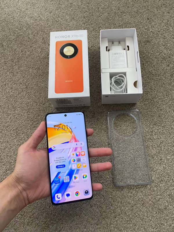 Honor X9b 5G Dual Sim 256GB 20GB RAM BRAND NEW OPEN BOX with box and charger- Midnight Black