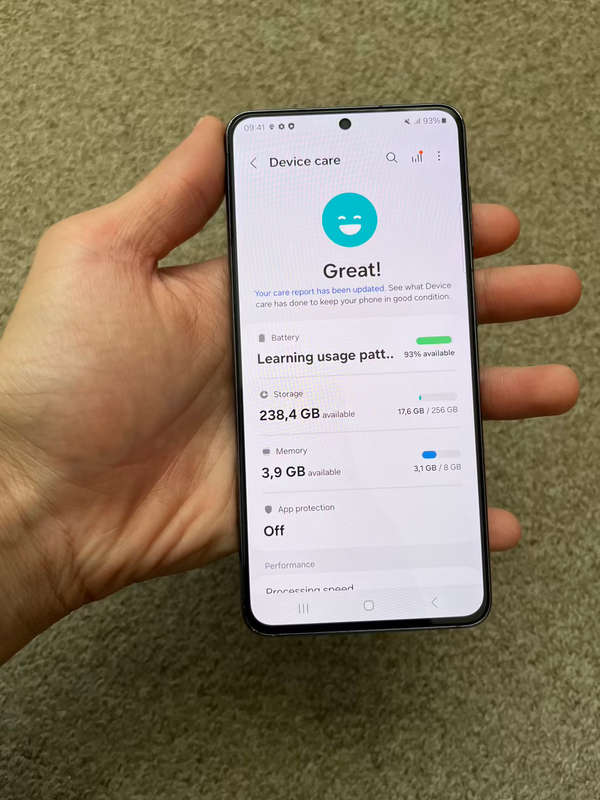 Samsung S21 5G 256gb 8gb ram Dual SIM phantom grey