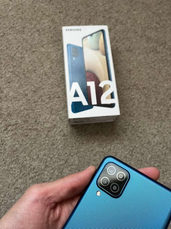 Samsung A12 64gb 4gb ram with box