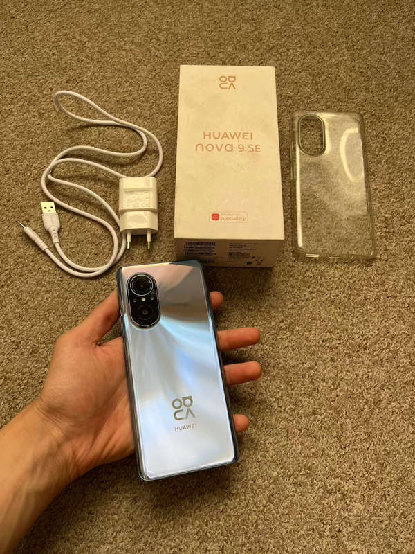 Huawei nova 9 SE dual sim 128gb 8gb ram with box and cover