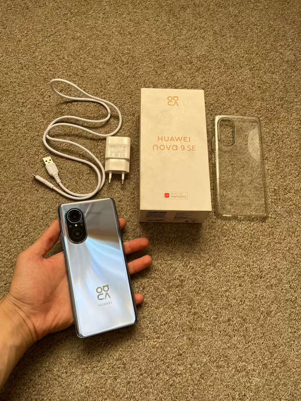 Huawei nova 9 SE dual sim 128gb 8gb ram with box and cover