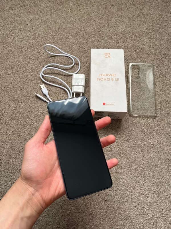 Huawei nova 9 SE dual sim 128gb 8gb ram with box and cover