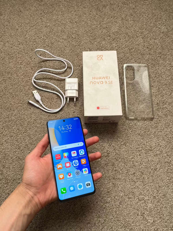 Huawei nova 9 SE dual sim 128gb 8gb ram with box and cover