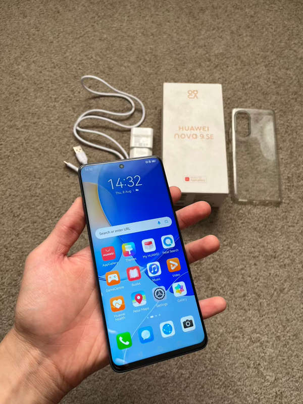 Huawei nova 9 SE dual sim 128gb 8gb ram with box and cover