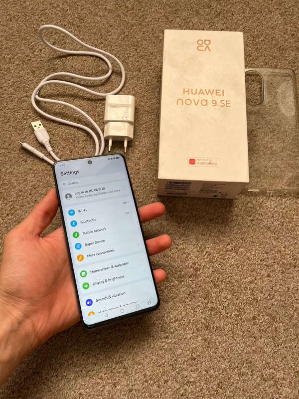 Huawei nova 9 SE dual sim 128gb 8gb ram with box and cover