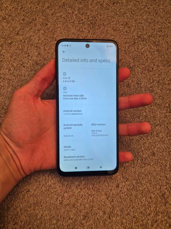 Xiaomi Redmi 10 2022 Dual SIM 128gb 6gb ram Good condition