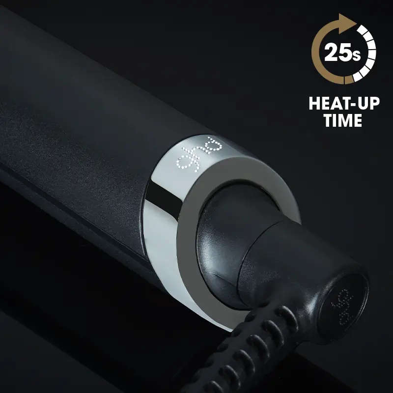 Original GHD Curve Creative Curl Wand - Professional Hair Curler (Black)