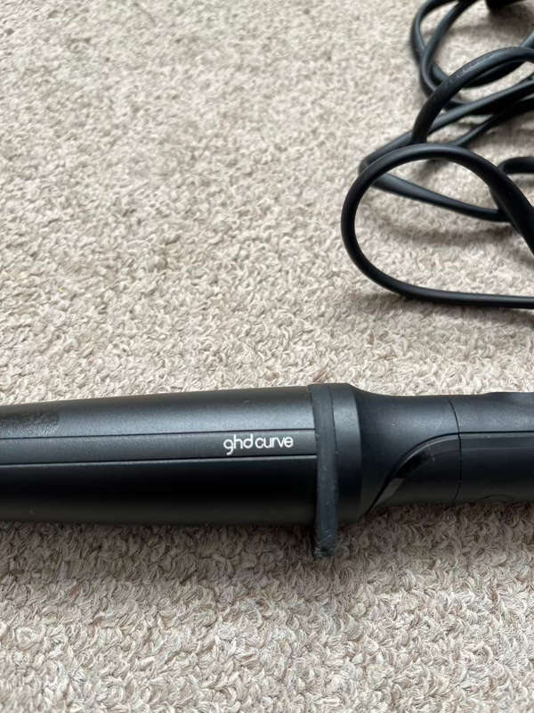 Original GHD Curve Creative Curl Wand - Professional Hair Curler (Black)