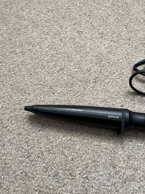 Original GHD Curve Creative Curl Wand - Professional Hair Curler (Black)