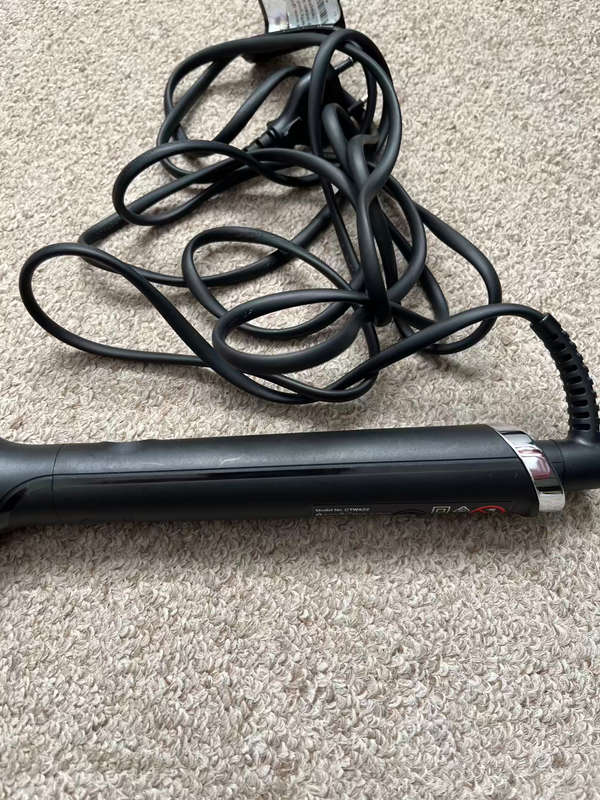 Original GHD Curve Creative Curl Wand - Professional Hair Curler (Black)