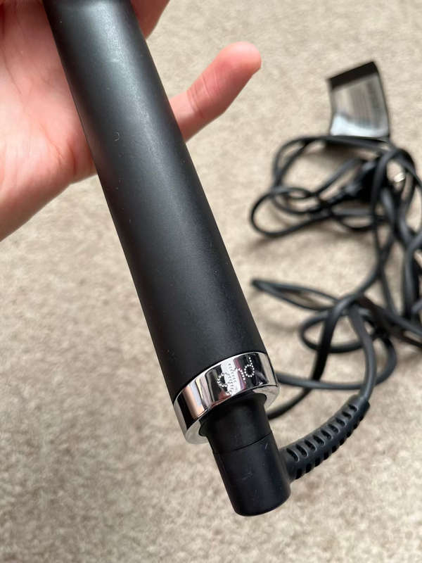 Original GHD Curve Creative Curl Wand - Professional Hair Curler (Black)