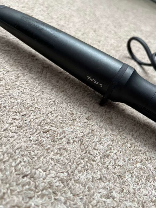 Original GHD Curve Creative Curl Wand - Professional Hair Curler (Black)