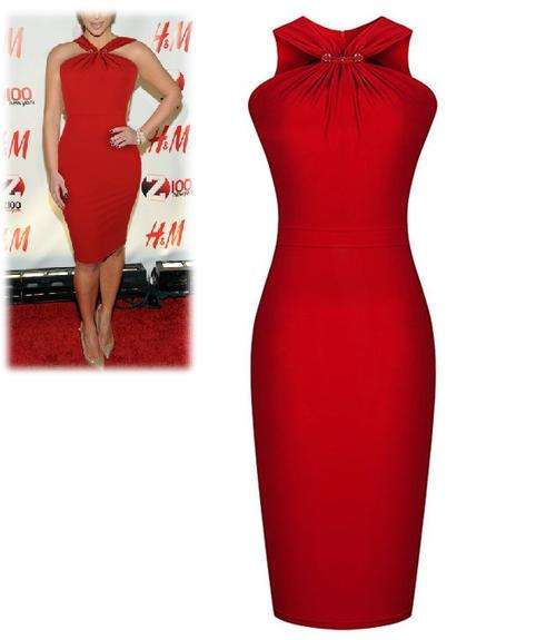 ****GORGEOUS*** Red Bodycon Celeb Style Dress