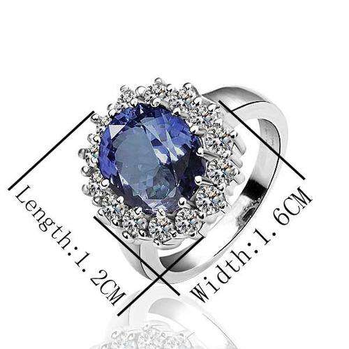 *Beautiful Pieces**18 KGP AUSTRIAN CRYSTAL SAPPHIRES