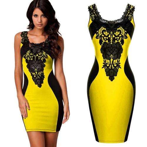 PLEATHER DETAILED   BODYCON PENCIL DRESS