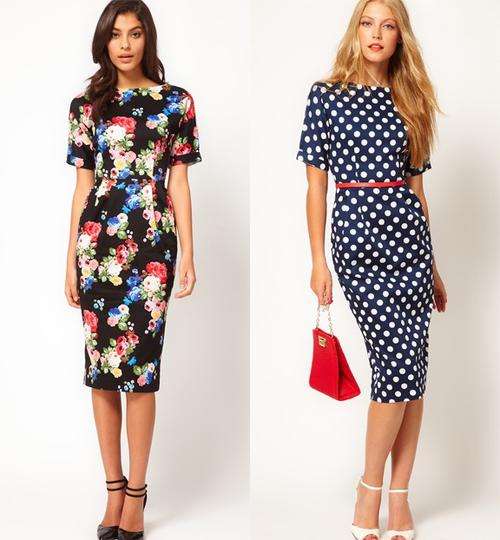 NAVY &WHITE POLKADOT DRESS ANY OCCASION