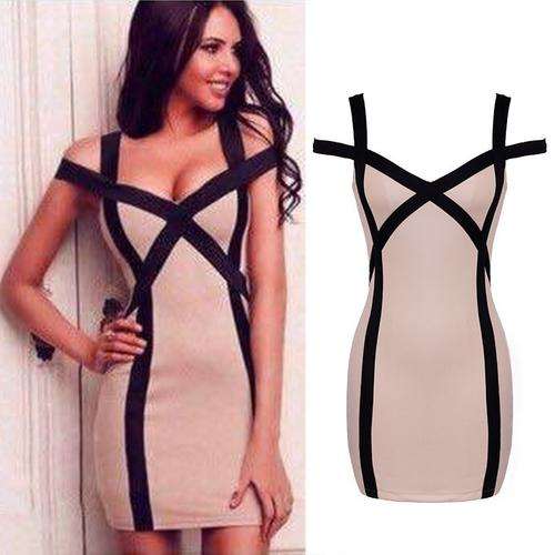 MUST  HAVE!!! SEXY BLACK CROSS OVER STRAP PARTY CLUB ANY OCCASION