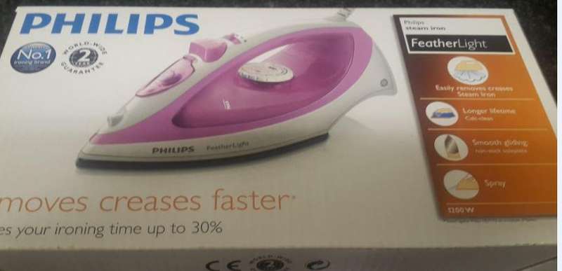 PHILIPS FEATHER LIGHT STEAM IRON