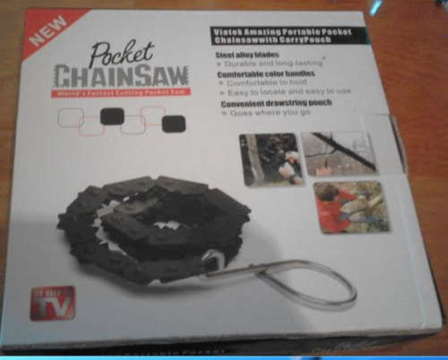 AMAZING PORTABLE CHAINSAW WITH CARRY POUCH