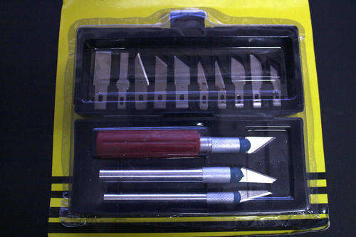 13 PC PRECISION HOBBY KNIFE RAZOR BLADE SET