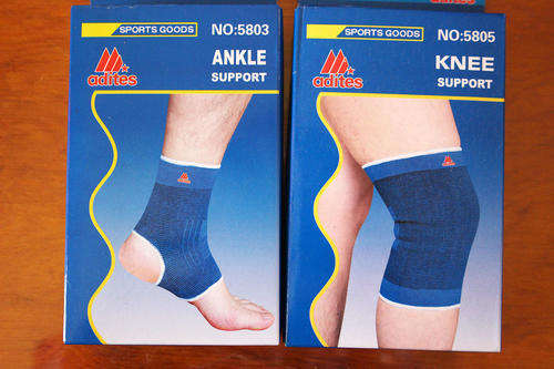 ANKLE SUPPORT AND KNEE SUPPORT