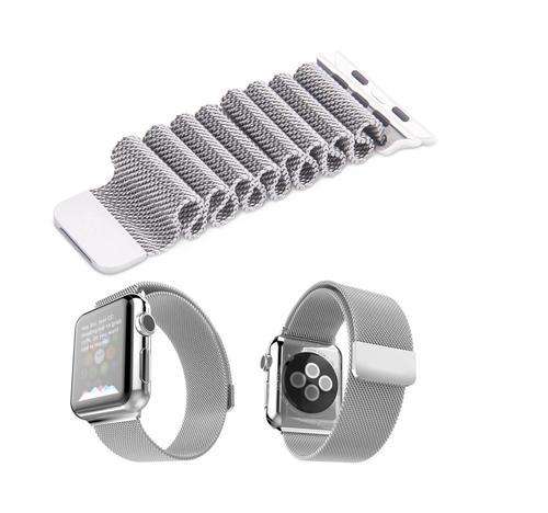 Silver Magnetic Milanese Band for Apple Watch (42mm)