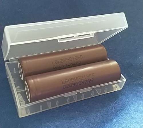 2 x LG HG2 18650 Batteries