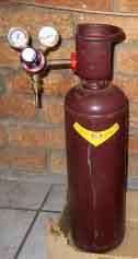 1X CYLINDERS  ASETILEEN WITH REGULATOR AT