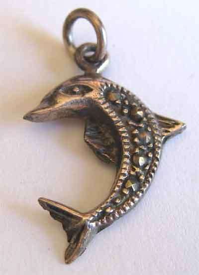 Sterling Silver, Marcasite  Pendant.