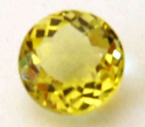 Quartz,  Lemon Quartz 2.09ct. Fancy Round cut 8.00mm
