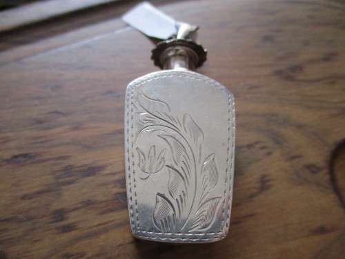 925 Sterling Silver Stylish Pefume bottel/ Pendant