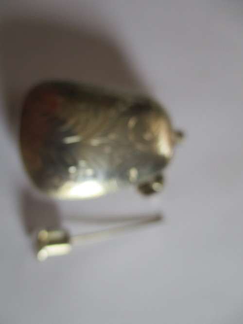 Vintage Sterling Silver Perfume Bottele -Pendant