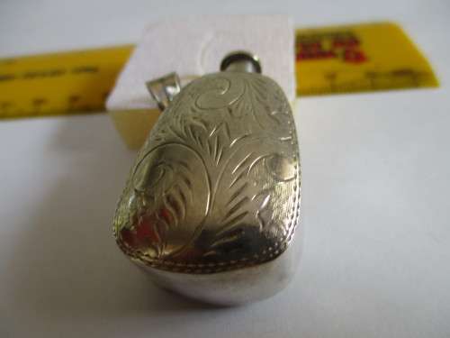 Vintage Sterling Silver Perfume Bottele -Pendant